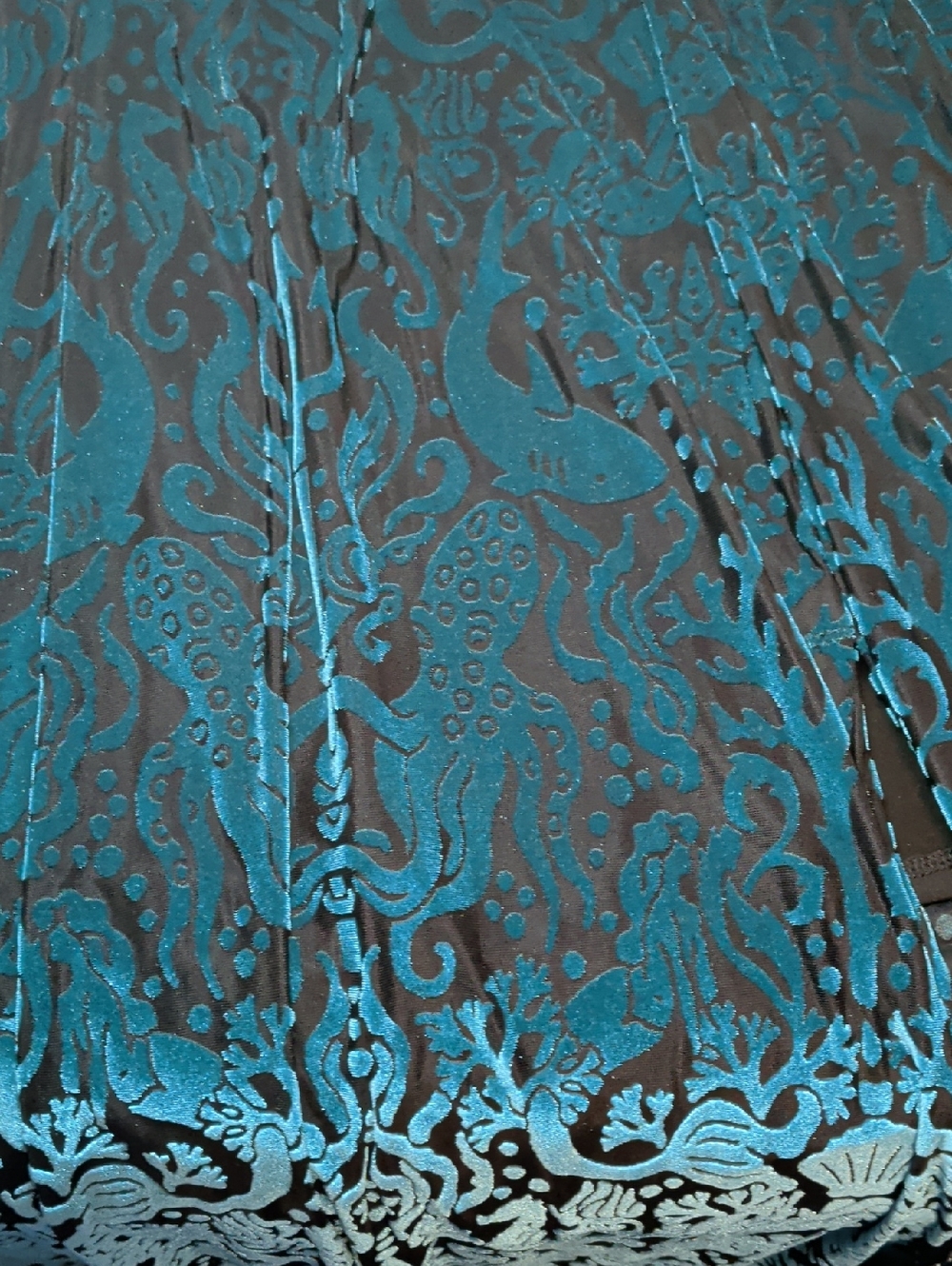 Black Milk Burned Velvet Ocean Maxi Dress - Picture 2 of 3